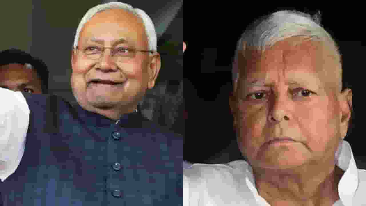 Nitish kumar and lalu prasad yadav