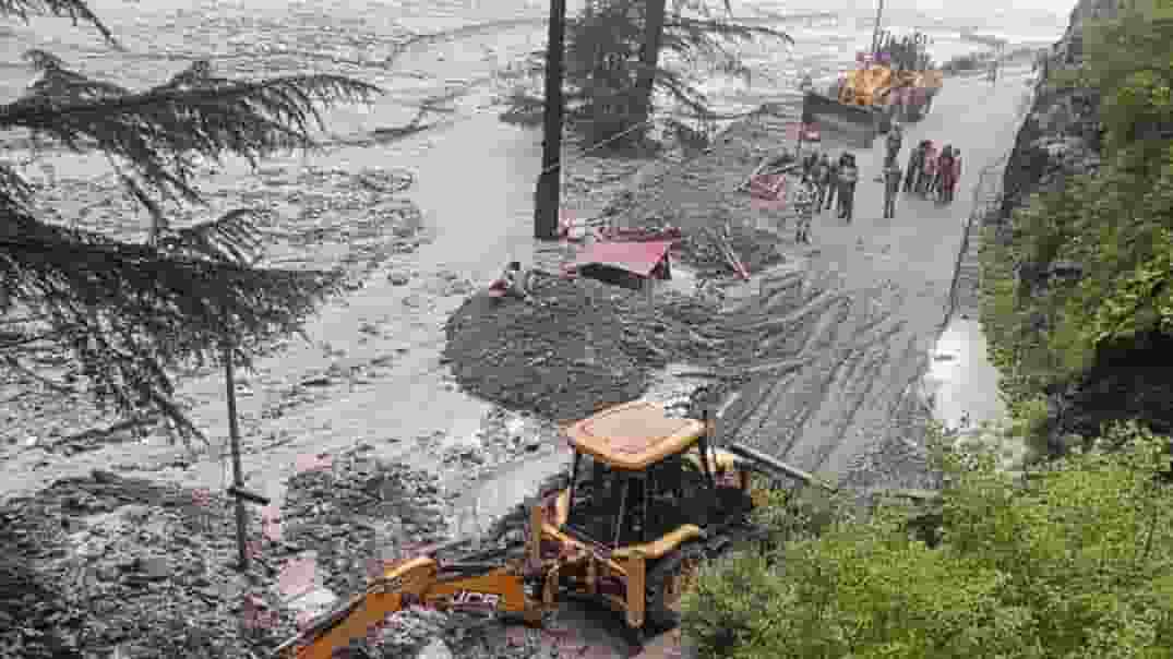 cloudburst photo of uttarkashi। Photo Credit: PTI