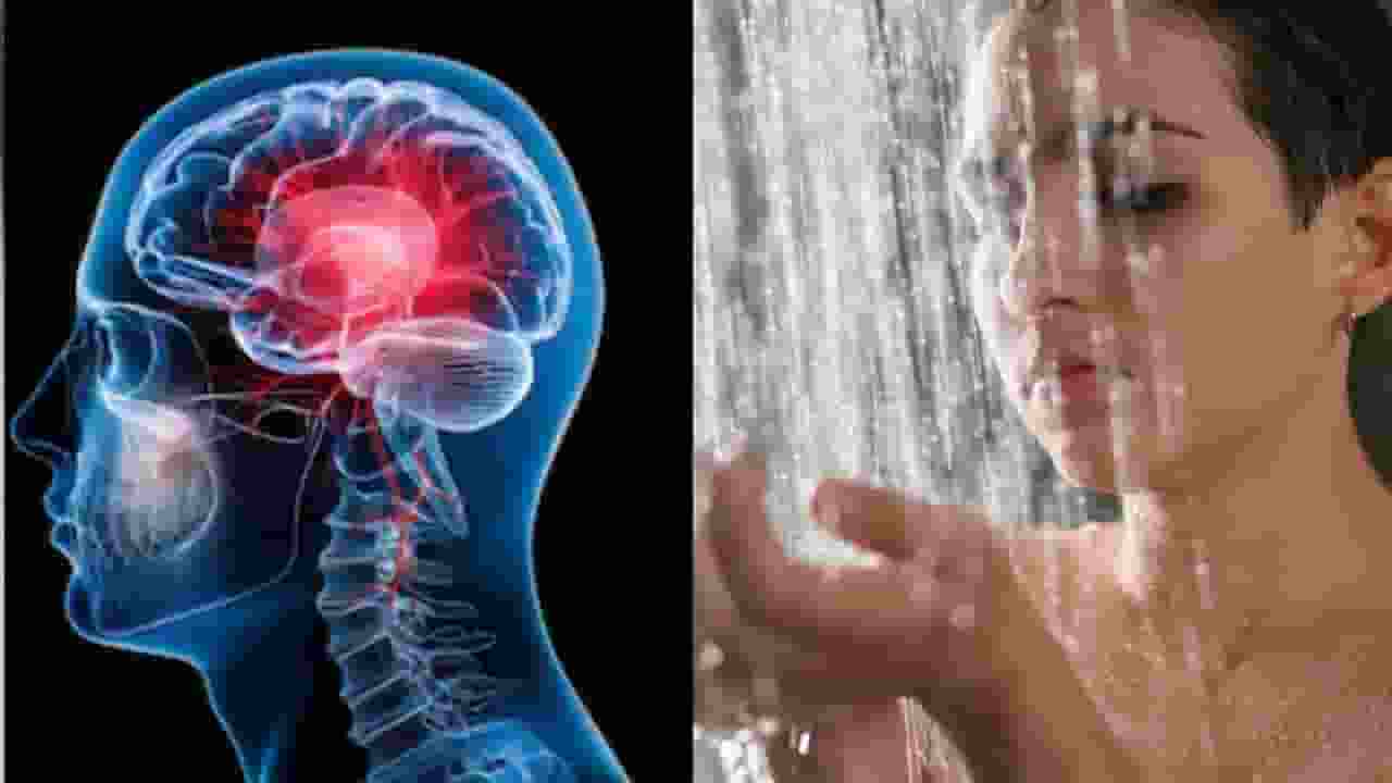 winter cold water bathing cause brain stroke