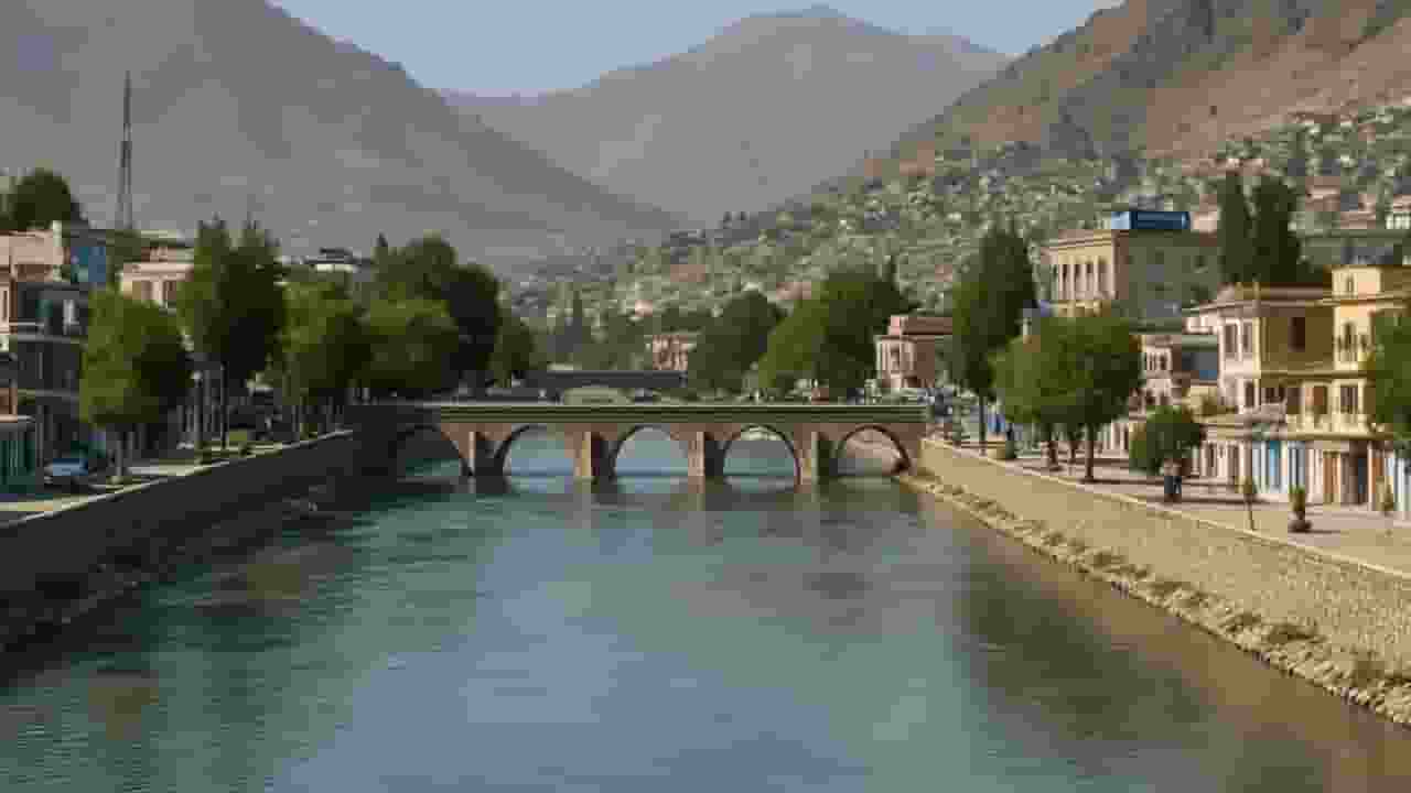 क्या काबुल नदी के पानी पर भिड़ जाएंगे पाक और अफगानिस्तान? AI Generated Image of River