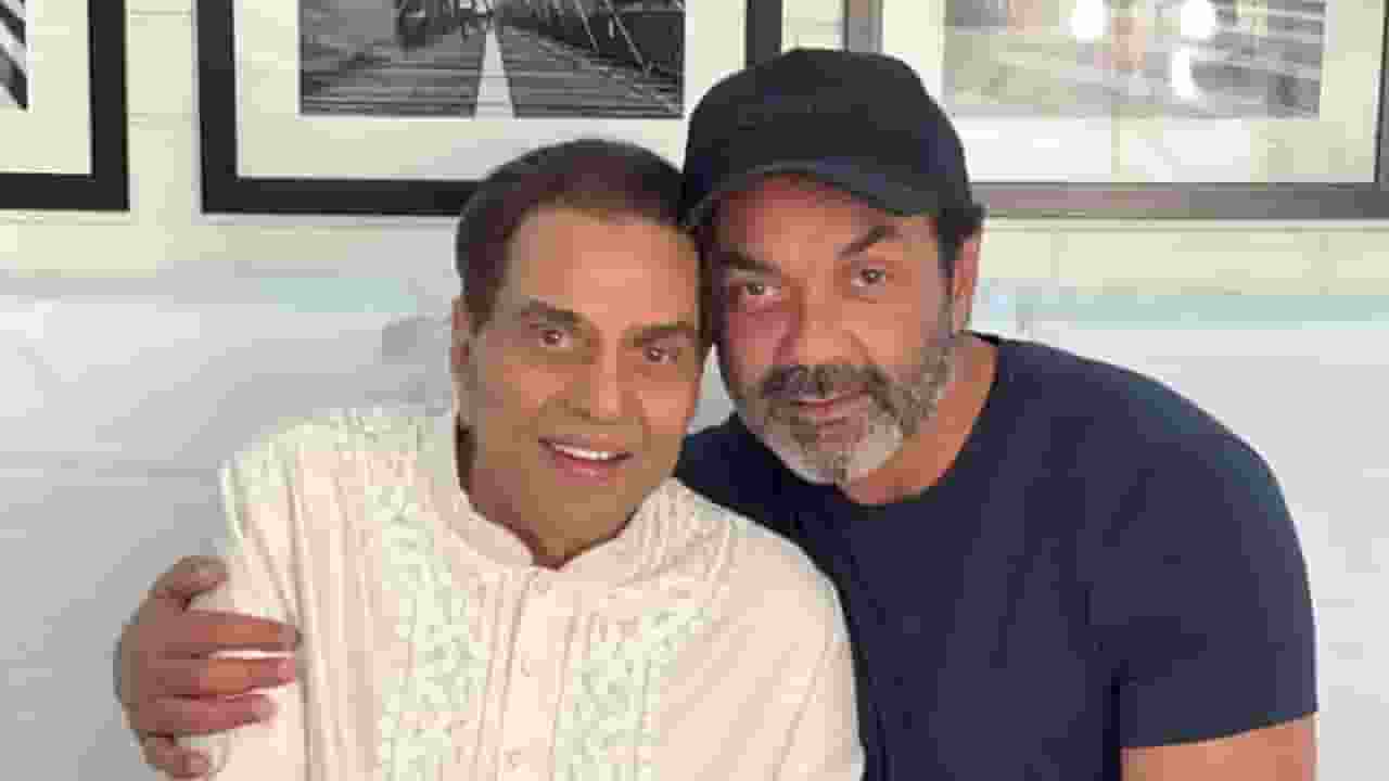 Dharmendra and Bobby Deol