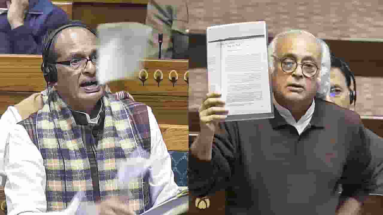 Shivaraj singh chouhan and jairam ramesh