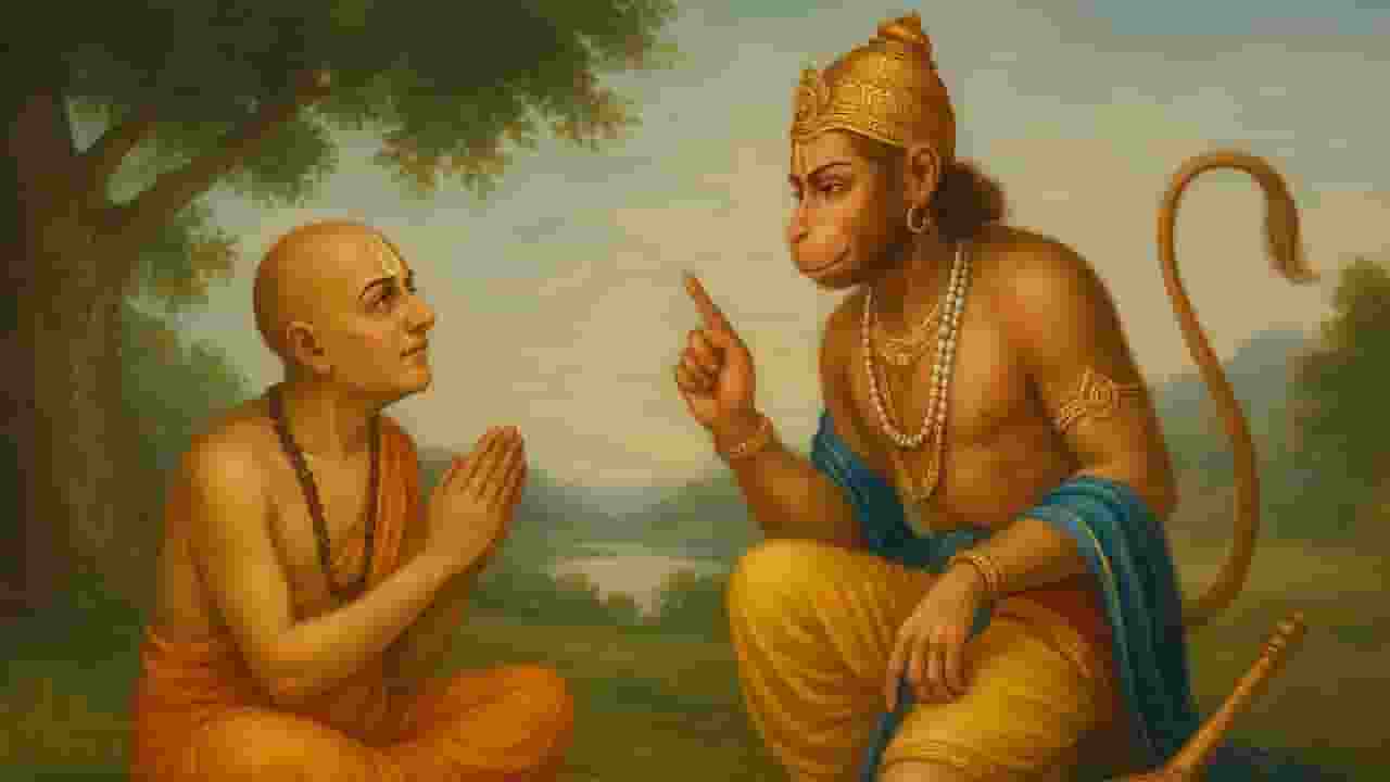 हनुमान नहीं होते तो रामचरित मानस नहीं लिख पाते तुलसीदास, समझिए कैसे Image of Tulsidas and Hanuman