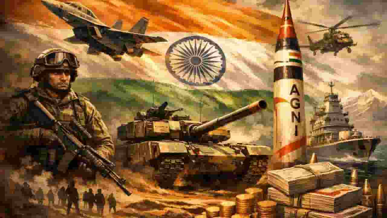 auther news India's defense budget