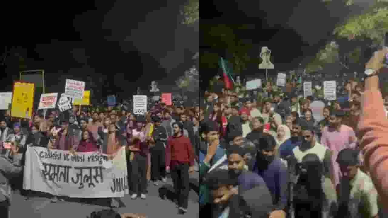 JNU students clash