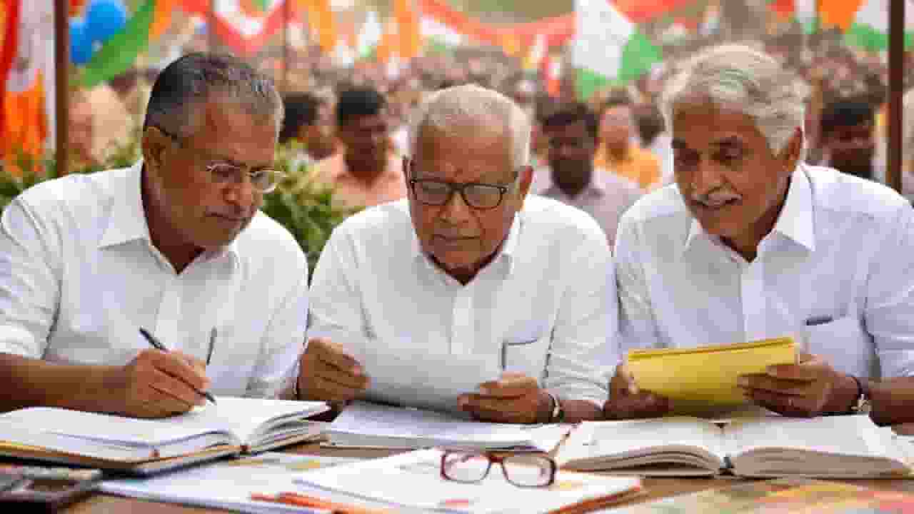 ai generated image of kerala leaders