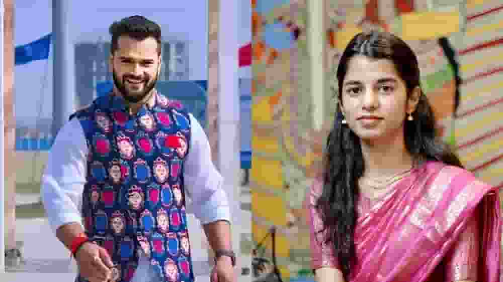 Khesari Lal Yadav and Maithili Thakur