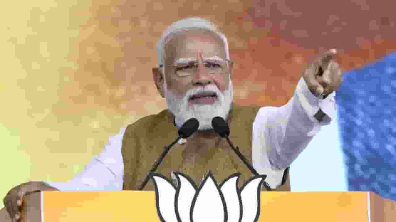 PM Narendra Modi at kerala rally