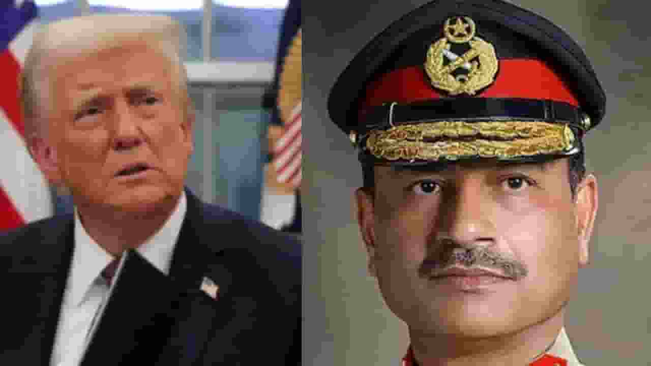 Asim Munir and Donald Trump