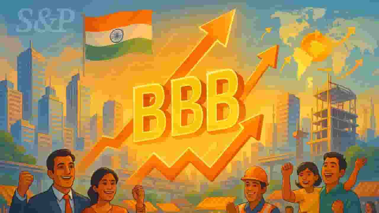 ट्रंप बता रहे 'डेड इकॉनमी', उधर बढ़ गई भारत की रेटिंग, क्या है BBB? Representational image। Photo Credit: AI Generated
