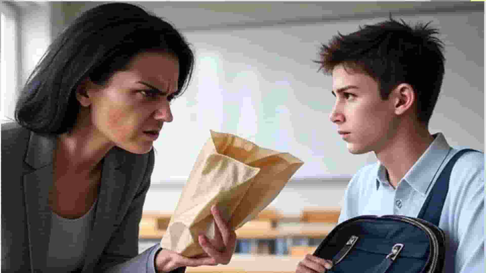 स्कूल में बैग चेक कर रही थी महिला, लड़के ने चाकू मारकर ले ली जान representational image