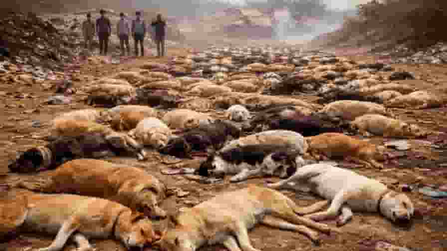 dogs killed in telangana