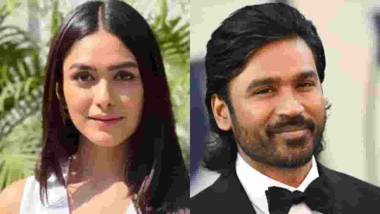 dhanush and mrunal thakur