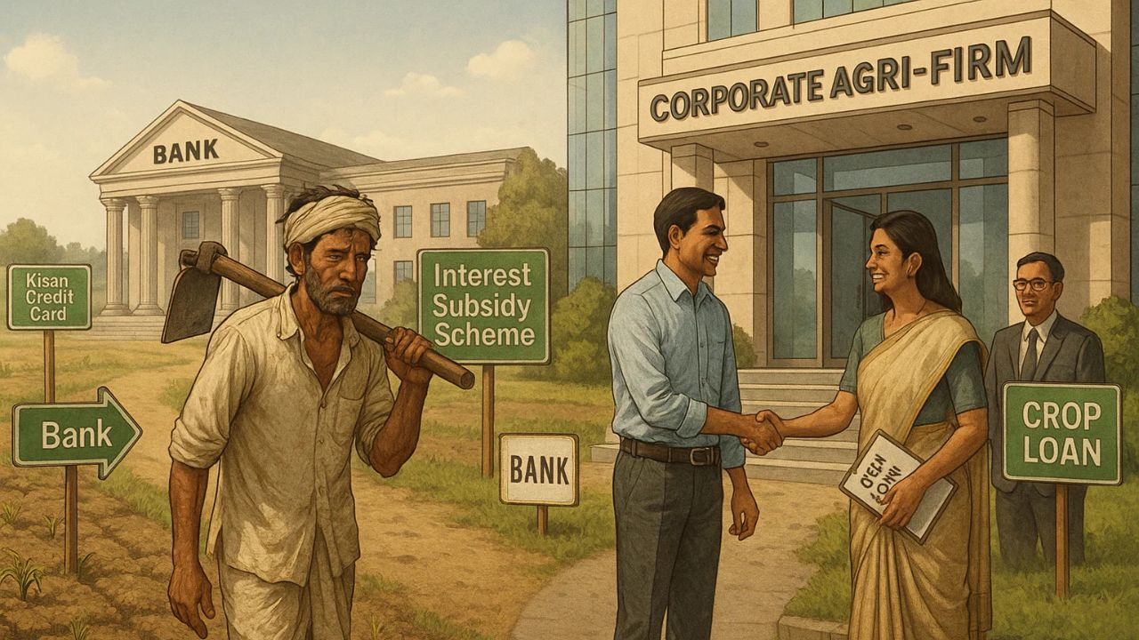 उलझ के रह गए छोटे किसान, ऋण और सब्सिडी का बड़ों किसानों ने लिया फायदा? Representational Image । Photo Credit: AI Generated