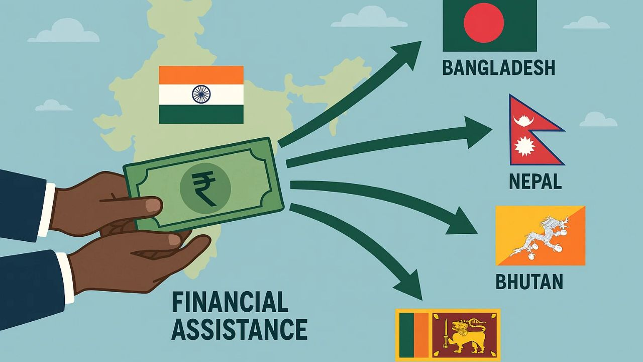 हर साल अपने पड़ोसियों को अरबों रुपये क्यों देता है भारत? राज़ क्या है indian government financial assistance to neighboring countries