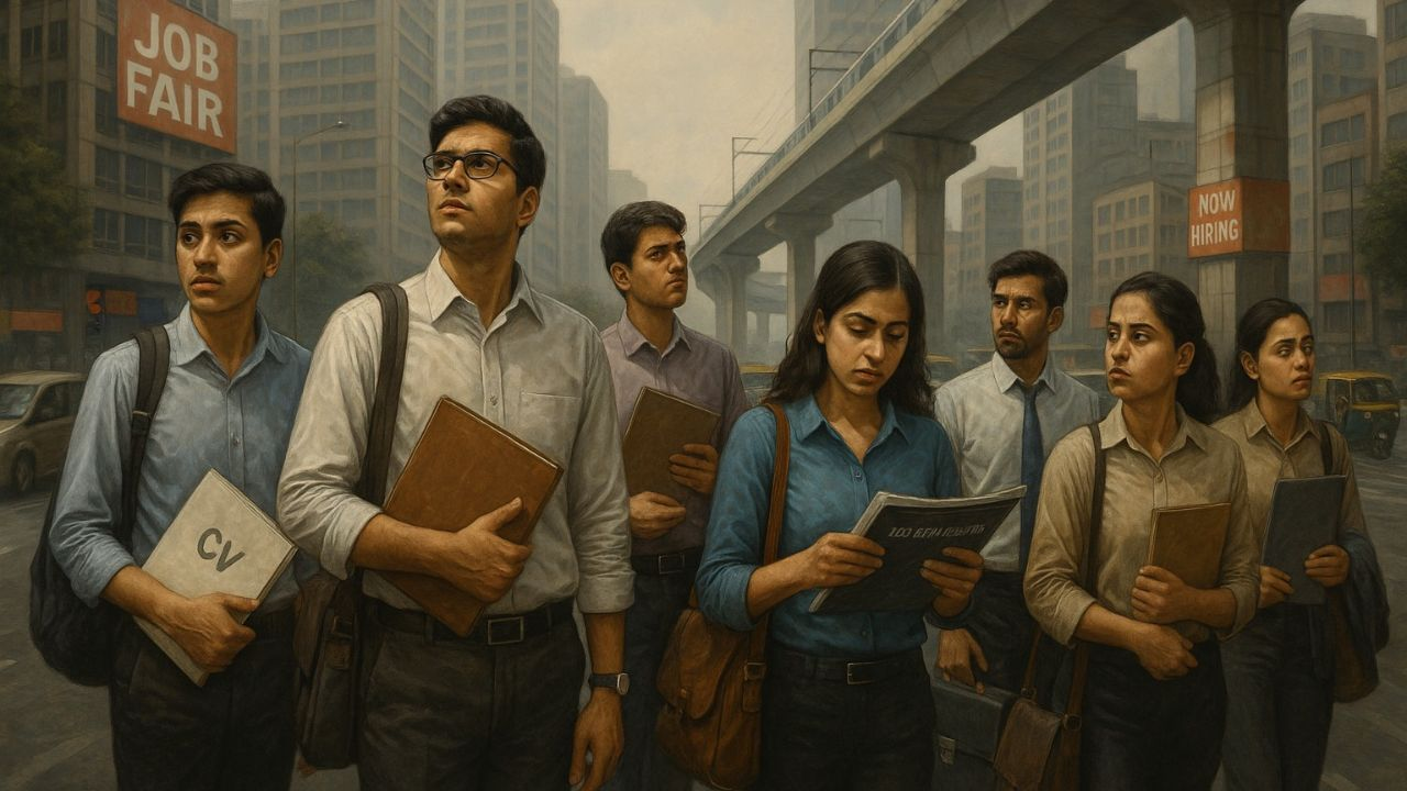 बेरोजगारी के बावजूद काम नहीं ढूंढ रहे लोग? सरकारी रिपोर्ट में खुलासा unemployment in india